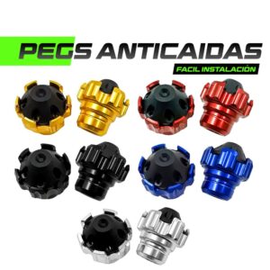 Pegs anticaída con diseño floreado para patinete eléctrico