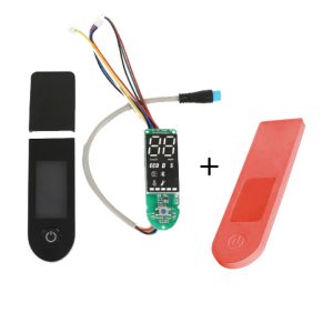 Kit pantalla Xiaomi M365 Pro con Carcasa y Protector de Pantalla Rojo