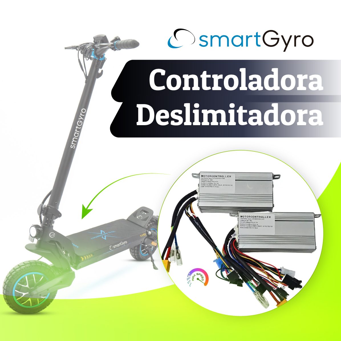 DESLIMITAR SMARTGYRO CROSSOVER DUAL Y CROSSOVER DUAL LR HOMOLOGADO 2024