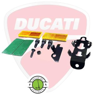 Soporte de luz delantera y reflectores laterales Ducati Pro-II Plus