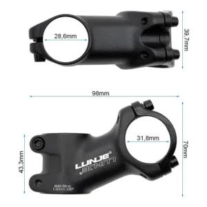 Potencia para manillares de 31,8mm