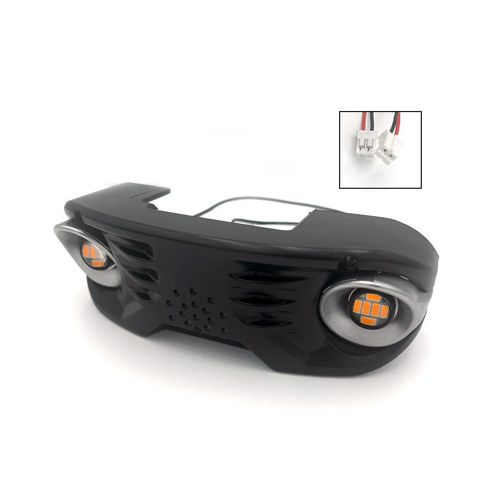 Cubierta frontal con intermitentes LED delanteros para patinete eléctrico Dualtron Pop, repuesto Cubierta frontal con intermitentes LED delanteros para patinete eléctrico Dualtron Pop, repuesto