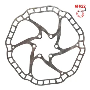 Disco de freno EWD001 con anclaje de 6 tornillos para patinete eléctrico y bici