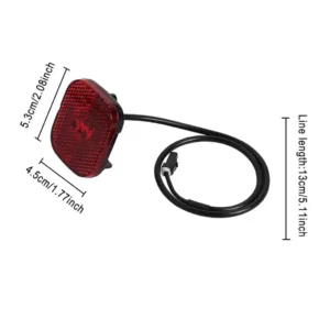 Luz LED trasera compatible con Segway Ninebot ZT3 Pro para patinete eléctrico