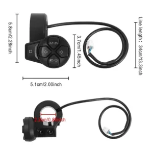 Botonera compatible con Segway Ninebot ZT3 Pro para patinete eléctrico