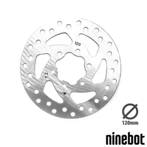 Disco de freno de 120 mm con 6 agujeros para patinete eléctrico Ninebot Segway ZT3 Pro, incluye tornillos para instalación