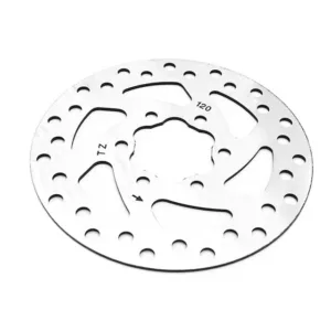 Disco de freno de 120 mm con 6 agujeros para patinete eléctrico Ninebot Segway ZT3 Pro, incluye tornillos para instalación