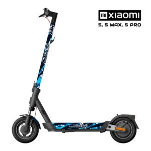 Vinilo KTM Blue para patinete Xiaomi 5 / 5 PRO / 5 MAX – diseño deportivo y resistente