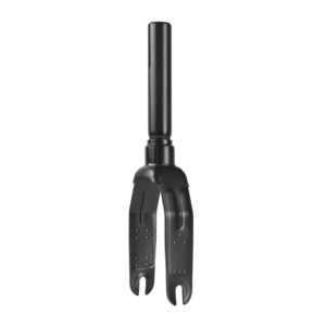 Horquilla con suspensión delantera negra compatible con Xiaomi Mi3, ideal para mejorar la estabilidad y absorber impactos durante la conducción.