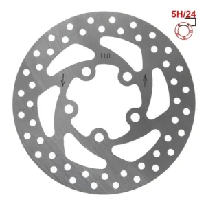 Disco de freno DV5-2 110 mm 5H plata para Xiaomi Essential y 1S