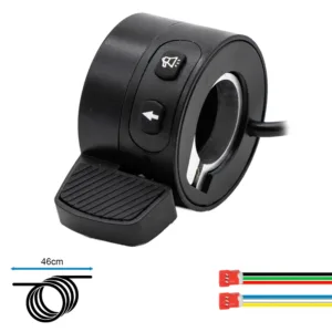 Freno eléctrico con botonera izquierda SMG Raptor EVO para patinete eléctrico