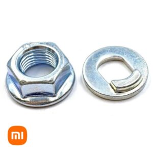 Tuerca y arandela delantera para patinete eléctrico Xiaomi