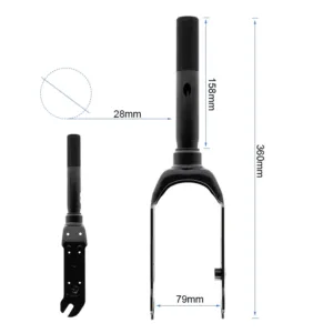 Horquilla delantera E2 Pro E repuesto  patinete eléctrico