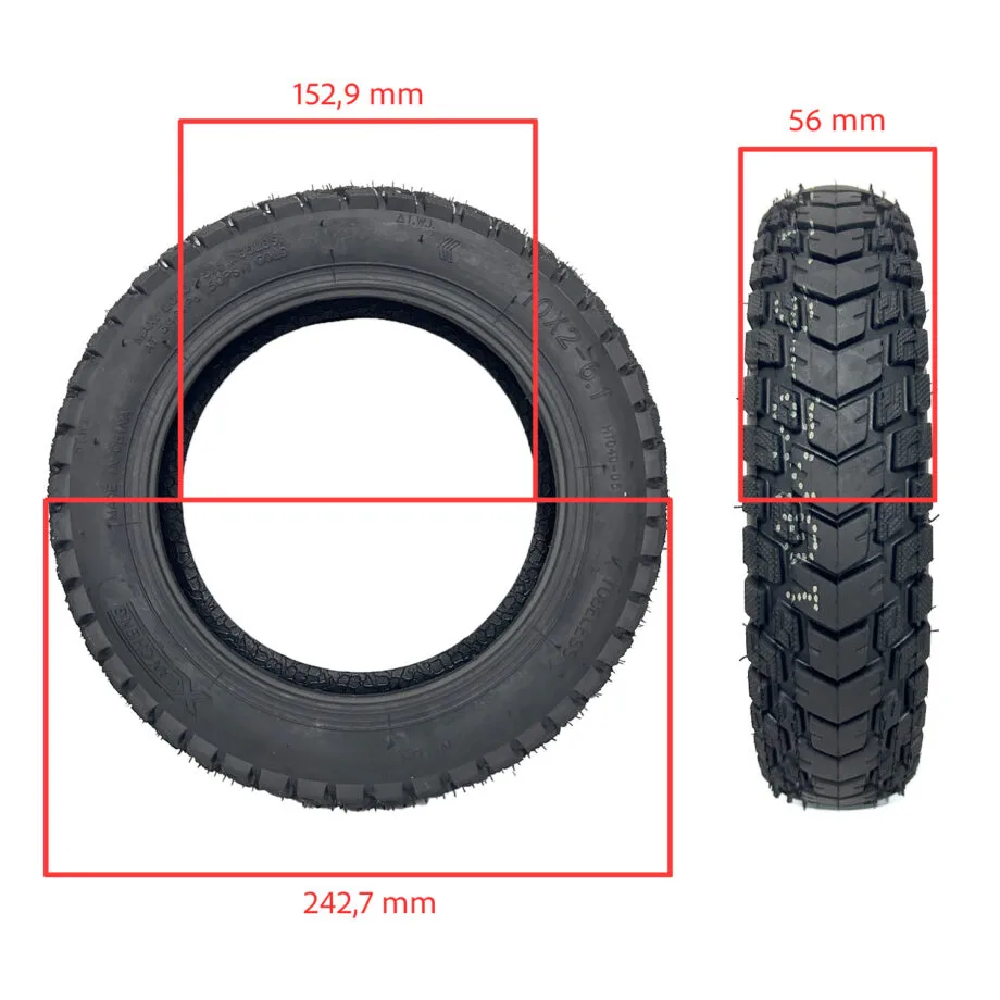 Rueda neumático 10×2-6,1 Xuancheng para patinete eléctrico. Rueda neumático 10×2-6,1 Xuancheng para patinete eléctrico.