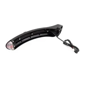 Guardabarros negro con intermitentes integrados para patinetes eléctricos Z-Pro y Z-One.