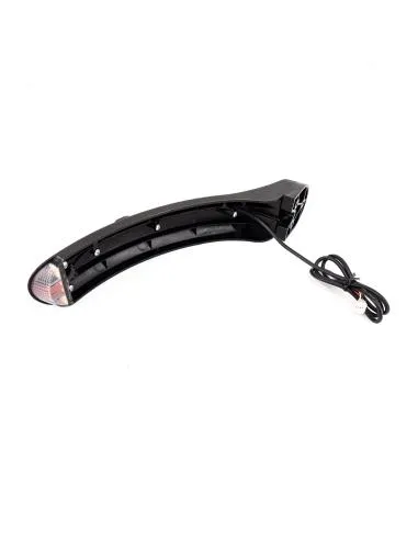 Guardabarros negro con intermitentes integrados para patinetes eléctricos Z-Pro y Z-One. Guardabarros negro con intermitentes integrados para patinetes eléctricos Z-Pro y Z-One.