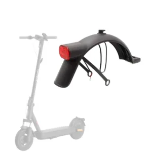Guardabarros trasero con luz LED y soporte metálico para patinete eléctrico Xiaomi Scooter 5
