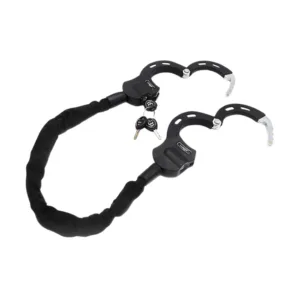 Candado de esposas con cadena de acero y 3 llaves para patinetes eléctricos y bicicletas