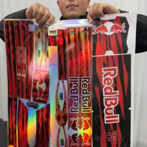 Vinilo Rojo Holográfico Ecoxtrem M41 Armored