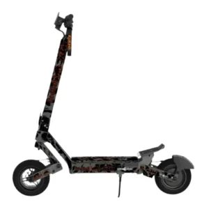 Vinilo carbon naranja para patinete eléctrico Kukirin G2