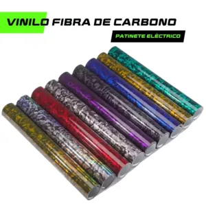 Lámina Wrap Fibra de Carbono para Patinete Eléctrico