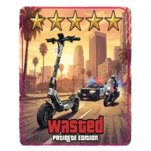Pegatina Wasted para Patinete Eléctrico