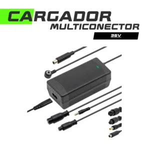 Cargador Multiconector 36V para Patinete Eléctrico