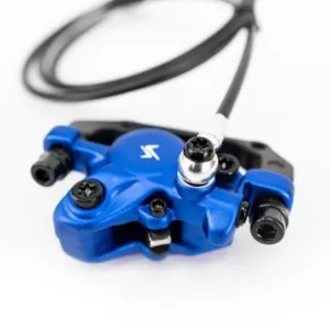 Detalle del kit de freno hidráulico SMG Mamba S1 para patinete eléctrico