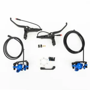 Detalle del kit de freno hidráulico SMG Mamba S1 para patinete eléctrico