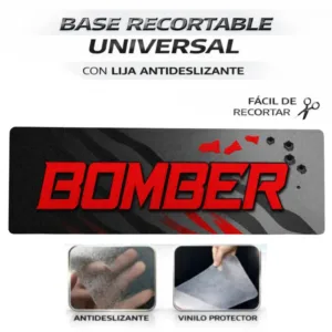 Base recortable universal Bomber Rojo para patinete eléctrico