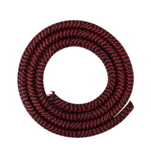 Cubre cable CJ Racing negro y rojo de 1 metro para patinete eléctrico