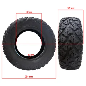 Rueda cubierta 105/75-6,5 Tubeless para patinete eléctrico