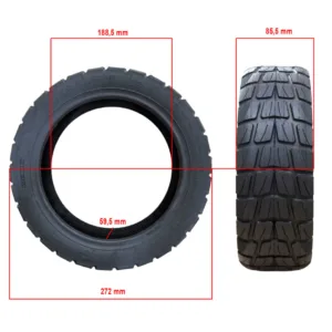 Rueda cubierta 80/65-7,5 Tubeless Offroad para Navee XT5